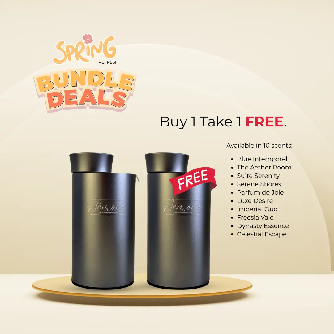 Bundle Deals - BUY 1 TAKE 1 | Ultrasonic Diffuser Machine Aémore - Luxury Fragrance Collection