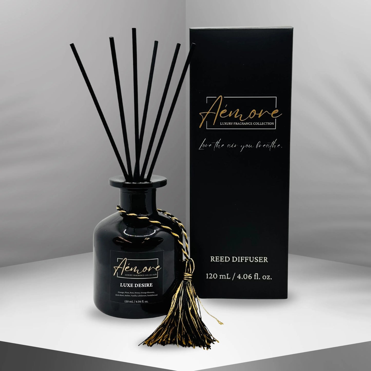 Luxe Desire - Reed Diffuser Aémore - Luxury Fragrance Collection