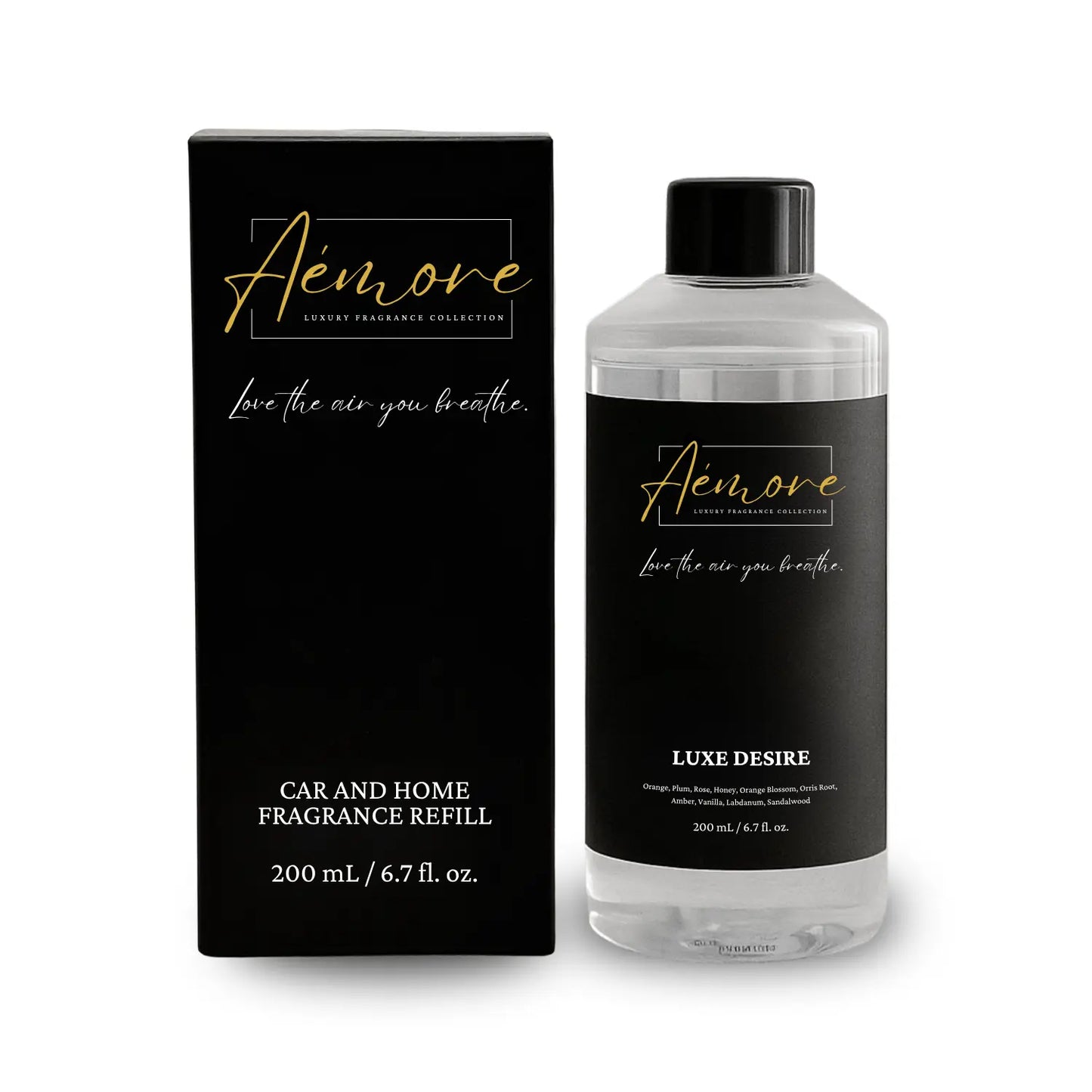 Car and Home Fragrance Diffuser - Luxe Desire Aémore - Luxury Fragrance Collection
