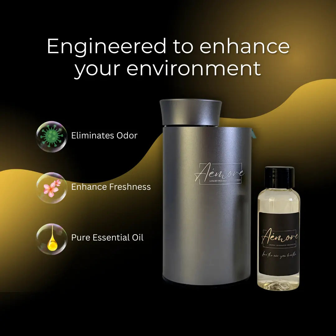 Luxury Oil Fragrance Diffuser Machine Gift Set Aémore - Luxury Fragrance Collection