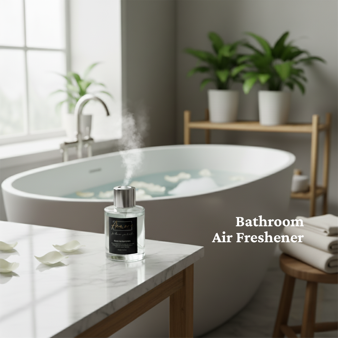 car and home fragrance in the bathroom