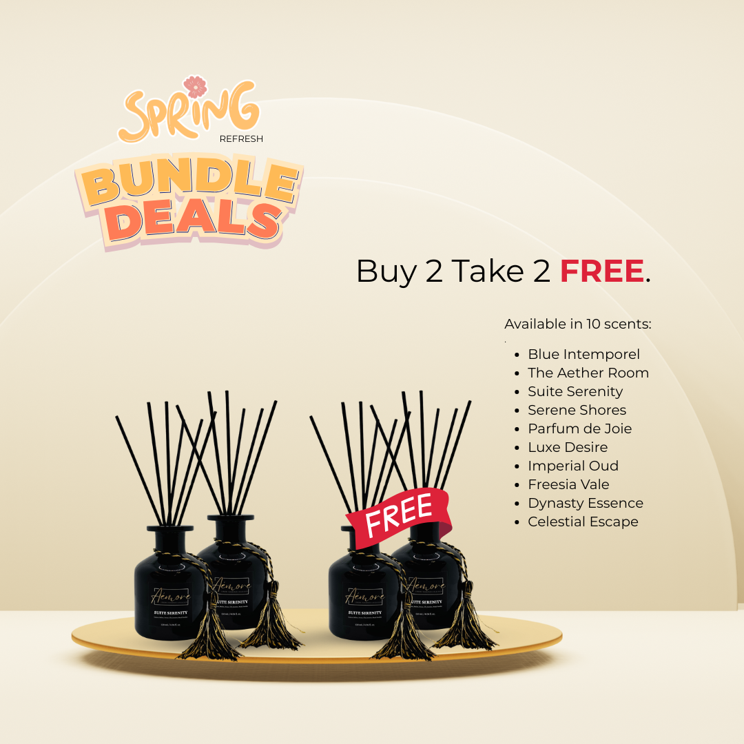 Bundle Deals - BUY 2 TAKE 2 | 120 mL Highly Scented Reed Diffuser