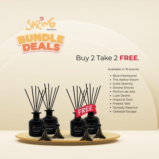 Bundle Deals - BUY 2 TAKE 2 | 120 mL Highly Scented Reed Diffuser