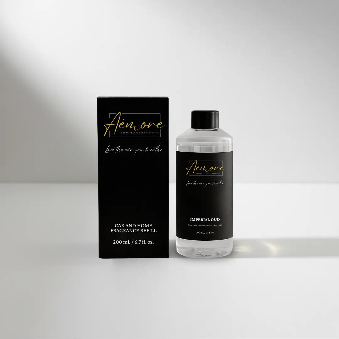 Car and Home Fragrance Refill | 200 mL Imperial Oud Aémore - Luxury Fragrance Collection