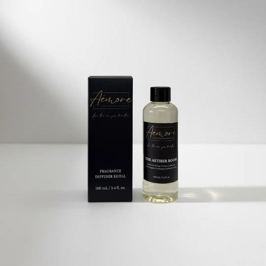 Luxury Oil Fragrance Diffuser Refill | 100 mL | The Aether Room Aémore - Luxury Fragrance Collection